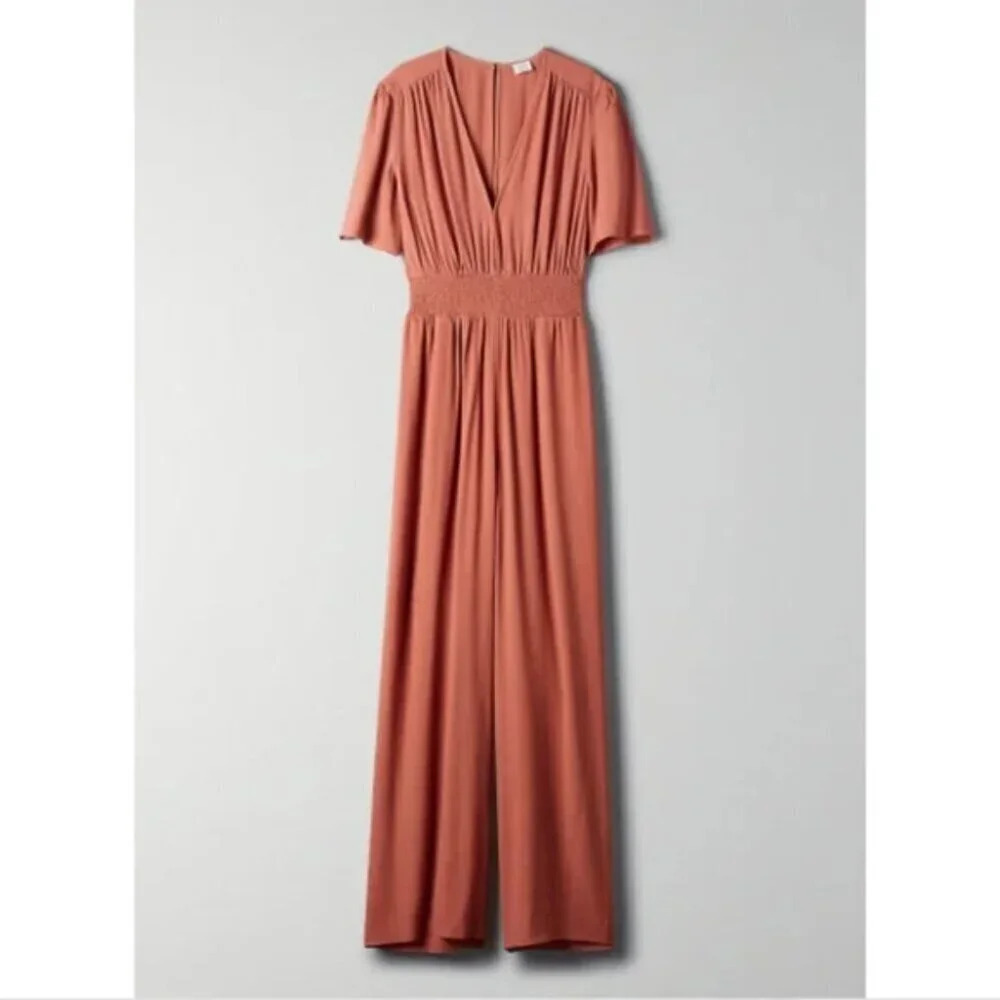 Aritzia Wilfred Illana Wide Leg Jumpsuit Size Small
